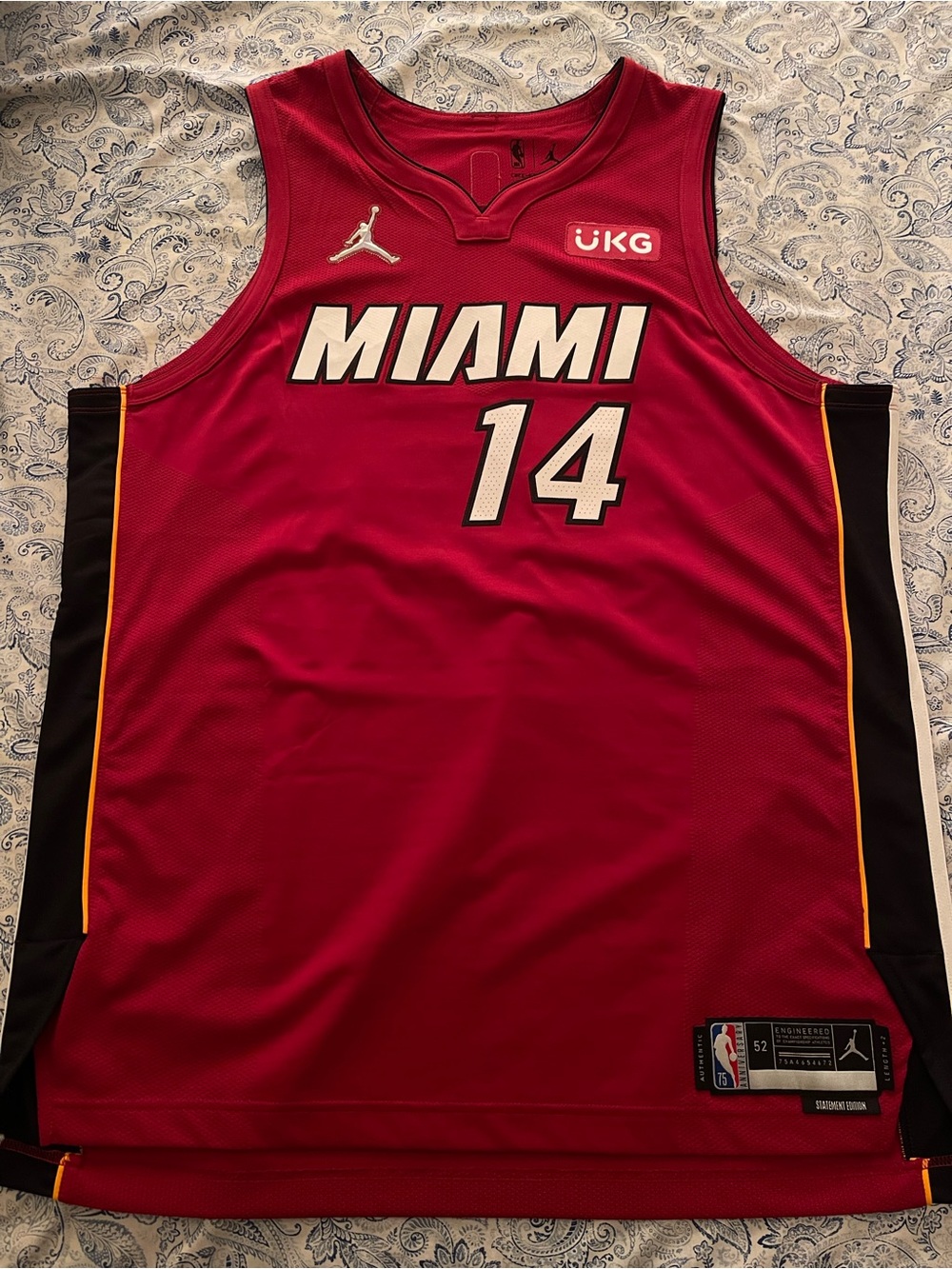 Jordan Miami Heat Tyler Herro 75th anniversary jersey
